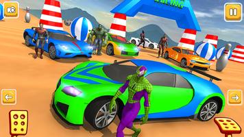 Superhero Car Racing & Car Stunts تصوير الشاشة 3