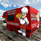 City Pizza Delivery Van icon