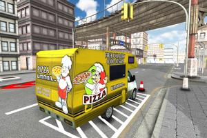 City Pizza Delivery Van imagem de tela 2