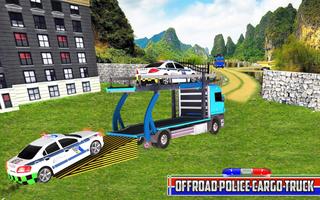 Police Truck for Transport adventure Game capture d'écran 2