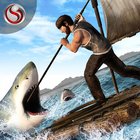 Raft Survival Shark Escape Sim icône