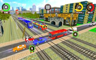 Railroad Crossing Game – Free Train Simulator poster