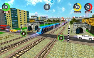 Railroad Crossing Game – Free Train Simulator capture d'écran 1