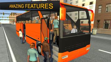 City Bus Simulator 3d 2018: Coach Bus Driving game पोस्टर