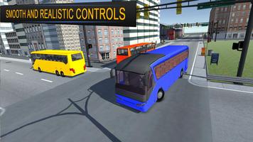 City Bus Simulator 3d 2018: Coach Bus Driving game imagem de tela 1