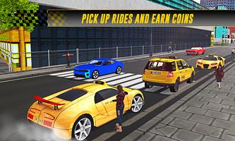 Real Taxi Car Driver 3D Affiche