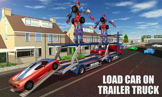 Robot Car Transport Truck Sim syot layar 1