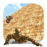 A guerra múmia na cidade-jogo de luta ícone