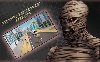 A guerra múmia na cidade-jogo de luta Cartaz
