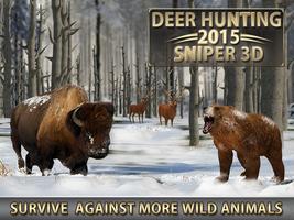 Deer Hunting – 2015 Sniper 3D اسکرین شاٹ 1