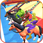 Fantastic Superhero Horse Riding: Wild Horse Games Zeichen