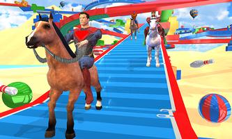 Fantastic Superhero Horse Riding: Wild Horse Games ảnh chụp màn hình 2