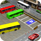 Stadt Bus Parken Fahren Spiel Zeichen