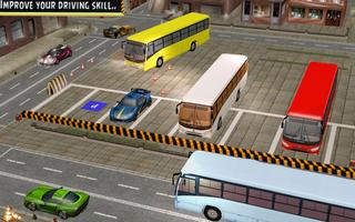 City Bus Parking Driving Simulator 3D Affiche
