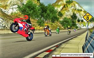 lintas Moto sepeda pengendara balap pertandingan screenshot 2