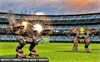Robot Strike Combat War تصوير الشاشة 1