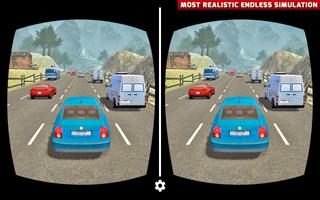 VR crazy car traffic racing ảnh chụp màn hình 3