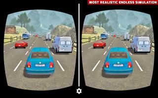 VR crazy car traffic racing اسکرین شاٹ 3