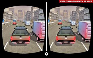 VR crazy car traffic racing screenshot 1