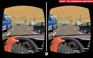 VR crazy car traffic racing screenshot 2