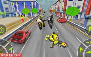 Highway Bike Attack Racer capture d'écran 3