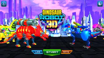 Dinosaur Robot 3D plakat