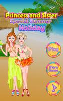 Princess and Sister Holiday-poster