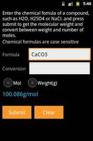 Chemical Calculator Affiche
