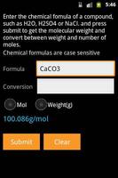 Poster Chemical Calculator