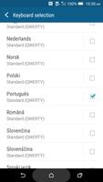 HTC Sense Input-Portuguese syot layar 1