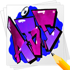 Learn How To Draw Graffiti Letters step by step icône