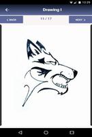 How To Draw a Wolf Tattoo capture d'écran 1