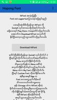 Hopong Font App capture d'écran 3
