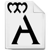 Myanmar Heart Font icône