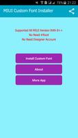 Mi Custom Font Installer(MIUI) capture d'écran 1