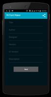 Mi Font Maker(FontToMtz) syot layar 2