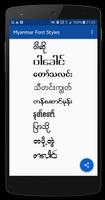 2 Schermata Myanmar 12 Months Font Styles for SAMSUNG