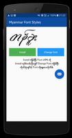 Myanmar 12 Months Font Styles for SAMSUNG Screenshot 3