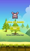 Follow the Rabbit Memory Game Plakat