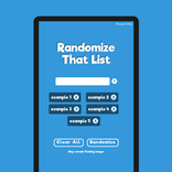 Randomize That List