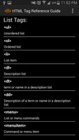 HTML Element Reference Guide 스크린샷 1
