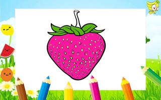 برنامه‌نما Fruits Coloring Pages For Kids عکس از صفحه