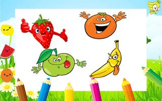 Fruits Coloring Pages For Kids 海报