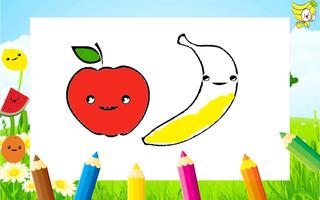 Fruits Coloring Pages For Kids 截图 1
