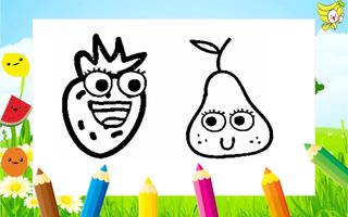 Fruits Coloring Pages For Kids ภาพหน้าจอ 2