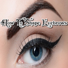 آیکون‌ How to Shape Eyebrows Videos Guide