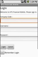 HTS Financials Mobile स्क्रीनशॉट 1