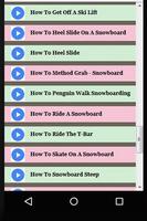 How to Snowboard Guide Videos تصوير الشاشة 3