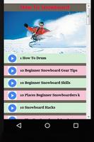 How to Snowboard Guide Videos capture d'écran 2