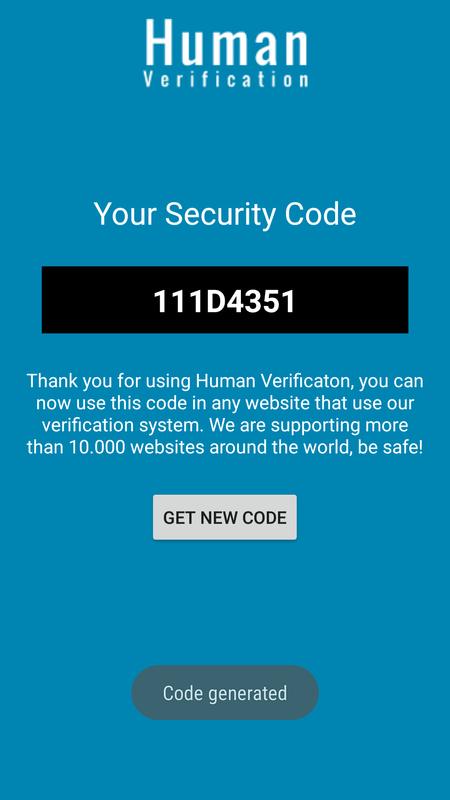 human verification